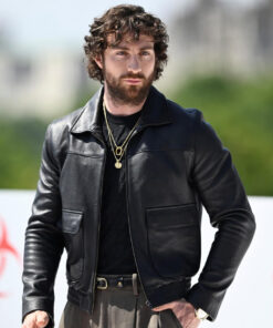 Aaron Taylor Johnson Leather Jacket