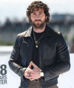 Aaron Taylor Johnson Leather Jacket