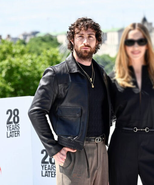 Aaron Taylor Johnson Leather Jacket