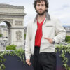 Aaron Taylor Johnson White Jacket