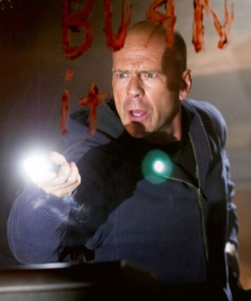 Bruce Willis Zipper Hoodie