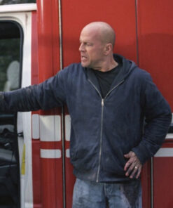 Bruce Willis Zipper Hoodie