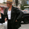 Bruce Willis Leather Blazer