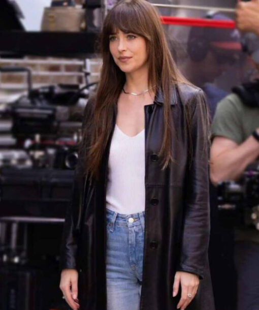 Dakota Johnson Leather Jacket