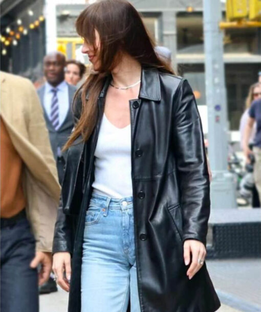 Dakota Johnson Leather Jacket