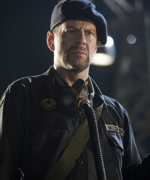 Bruce Willis Black Jacket
