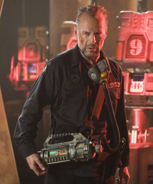 Bruce Willis Black Jacket