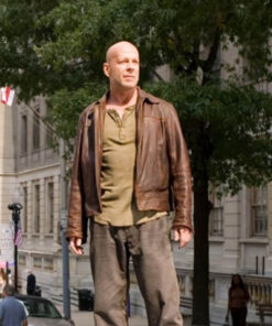 Bruce Willis Leather Jacket