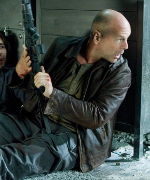 Bruce Willis Leather Jacket