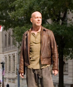 Bruce Willis Leather Jacket