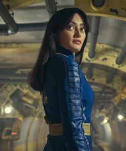 Ella Purnell Blue Jacket