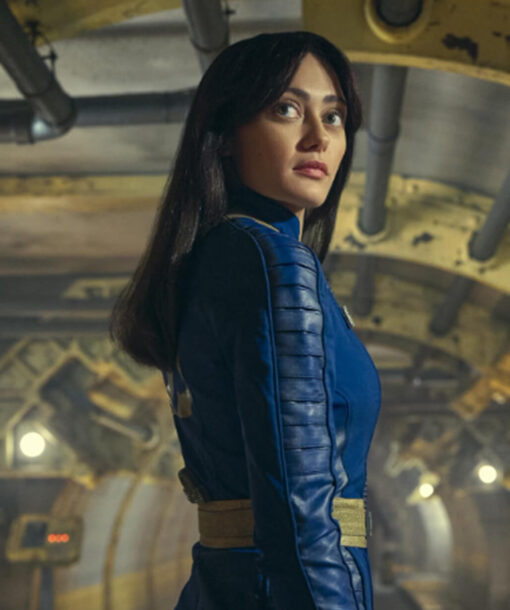 Ella Purnell Blue Jacket