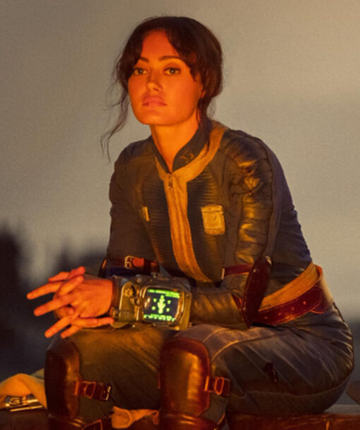 Ella Purnell Blue Jacket