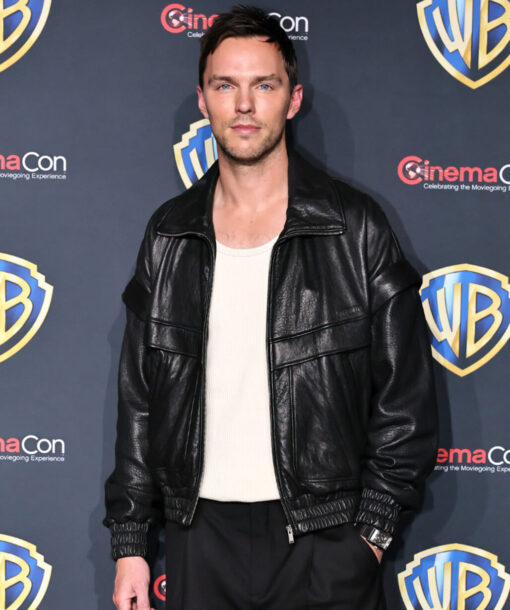 Nicholas Hoult Leather Jacket