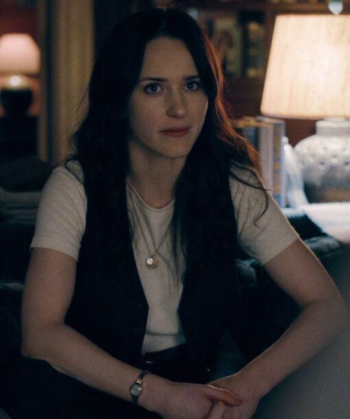 Rachel Brosnahan Blue Vest