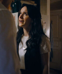 Rachel Brosnahan Blue Vest