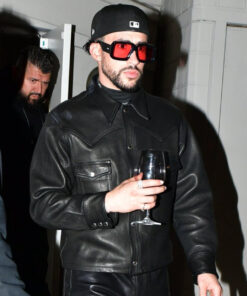 Bad Bunny LA Leather Jacket