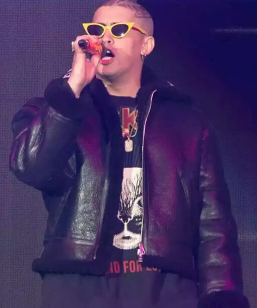 Bad Bunny Shearling Jacket