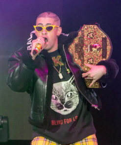 Bad Bunny Shearling Jacket