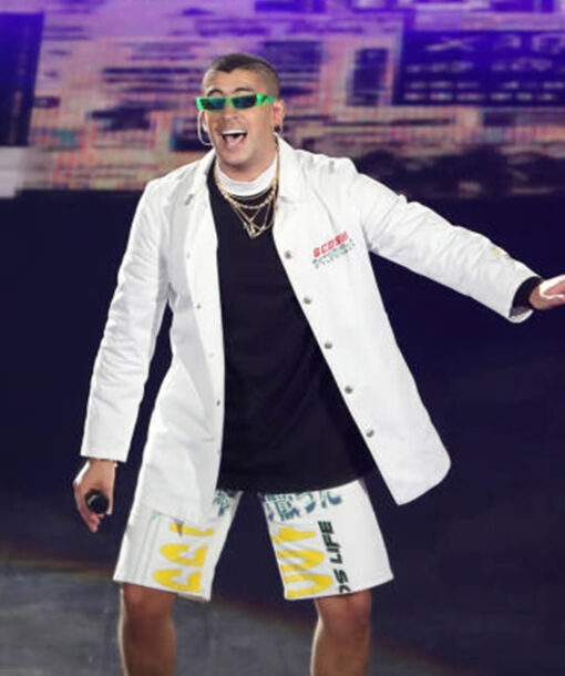 Bad Bunny White Jacket