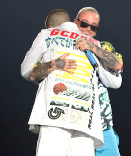 Bad Bunny White Jacket