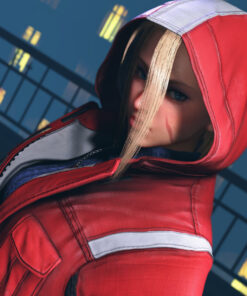 Cammy White Red Coat
