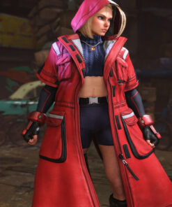 Cammy White Red Coat