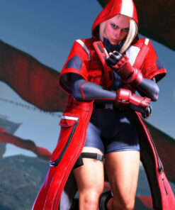 Cammy White Red Coat