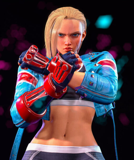 Cammy White Leather Jacket
