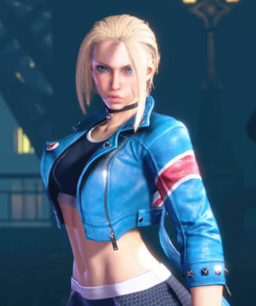 Cammy White Leather Jacket