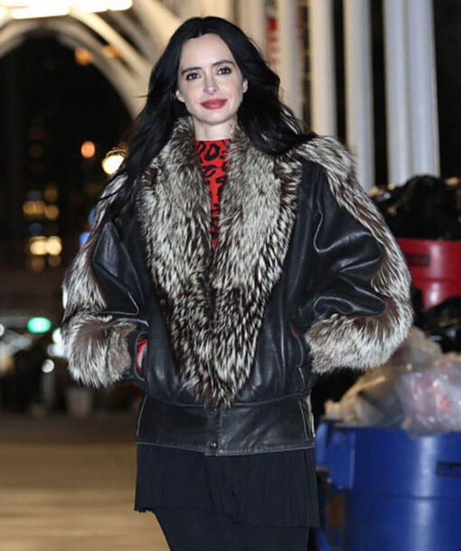 Krysten Ritter Leather Jacket