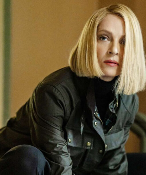 Uma Thurman Black Jacket