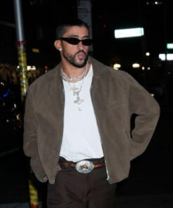 Bad Bunny Suede Jacket