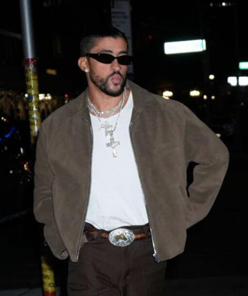 Bad Bunny Suede Jacket