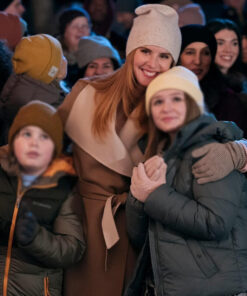 Sarah Rafferty Brown Coat