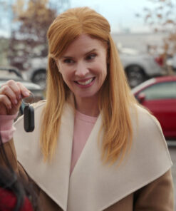 Sarah Rafferty Brown Coat