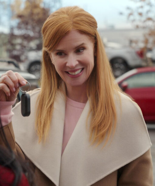 Sarah Rafferty Brown Coat