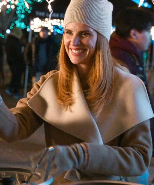 Sarah Rafferty Brown Coat