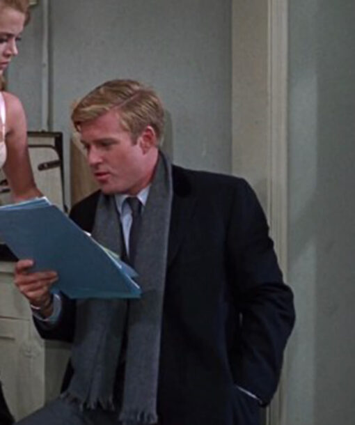 Robert Redford Black Coat