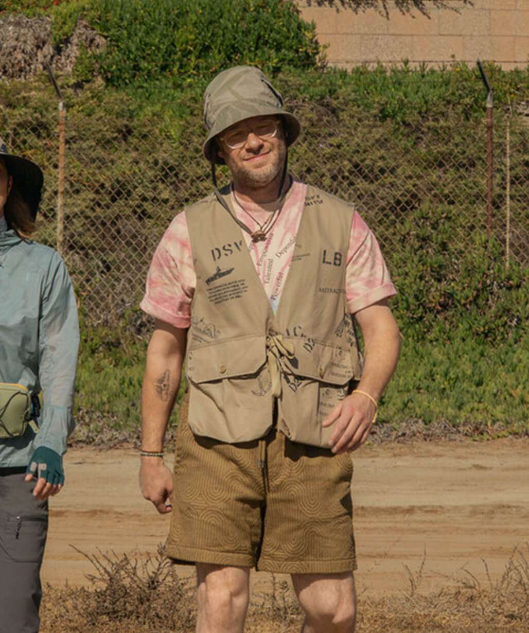 Seth Rogen Brown Vest