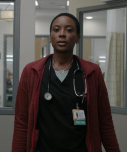 The Pitt S01 Dottoressa Heather Collins Red Jacket