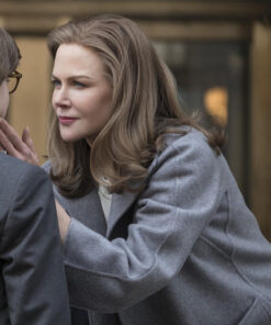 Nicole Kidman Grey Coat