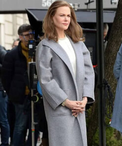 Nicole Kidman Grey Coat