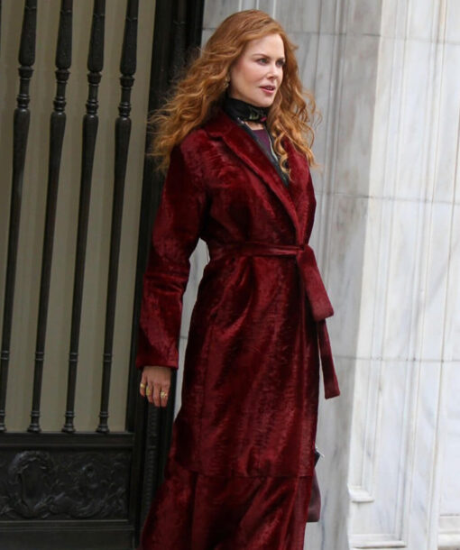 Nicole Kidman Velvet Coat