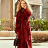 Nicole Kidman Velvet Coat