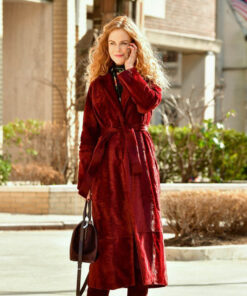 Nicole Kidman Velvet Coat