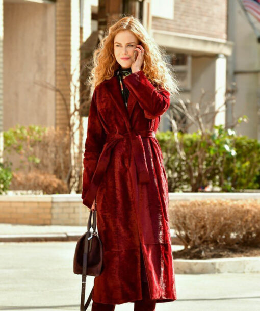 Nicole Kidman Velvet Coat
