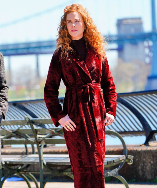Nicole Kidman Velvet Coat