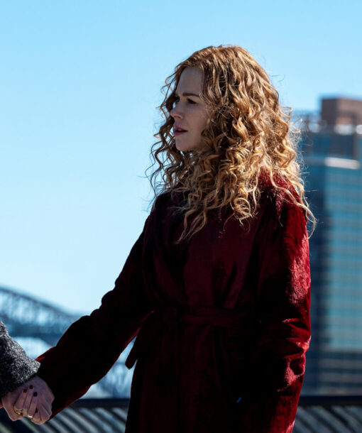 Nicole Kidman Velvet Coat