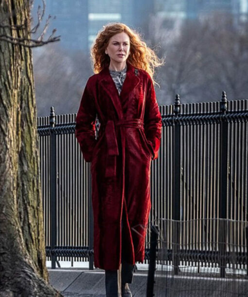 Nicole Kidman Velvet Coat